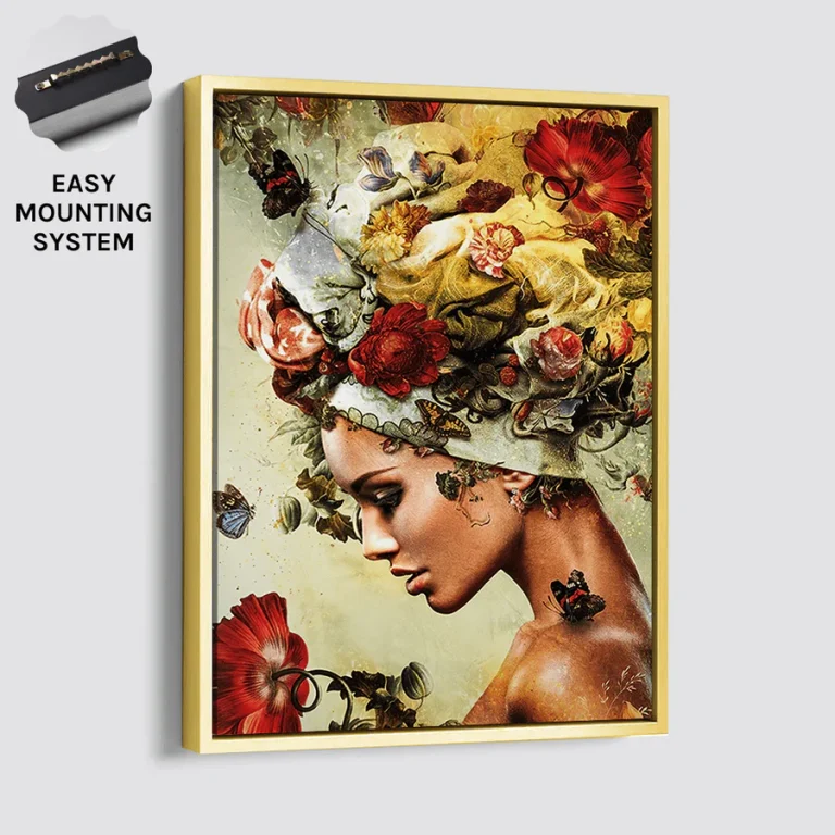 BUCIE FLOWER GIRL Gold Frame