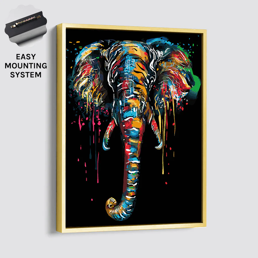 ELEPHANT KUNYE Gold Frame