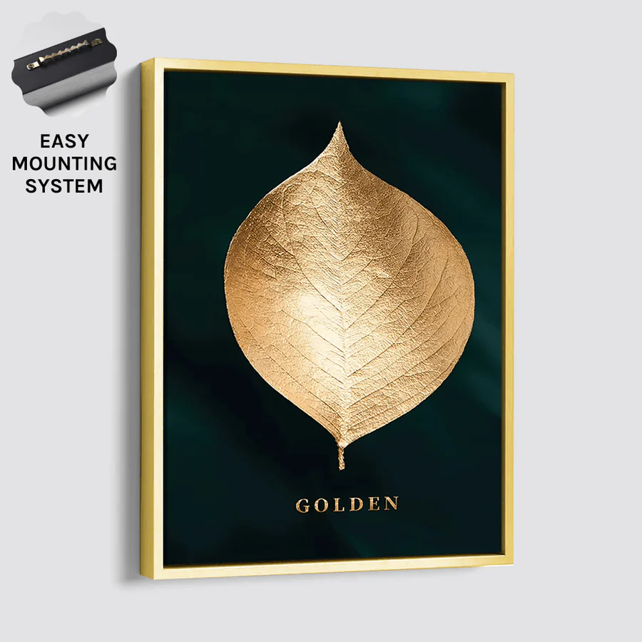 GOLD LEAVES Gold Frame (Variant A)