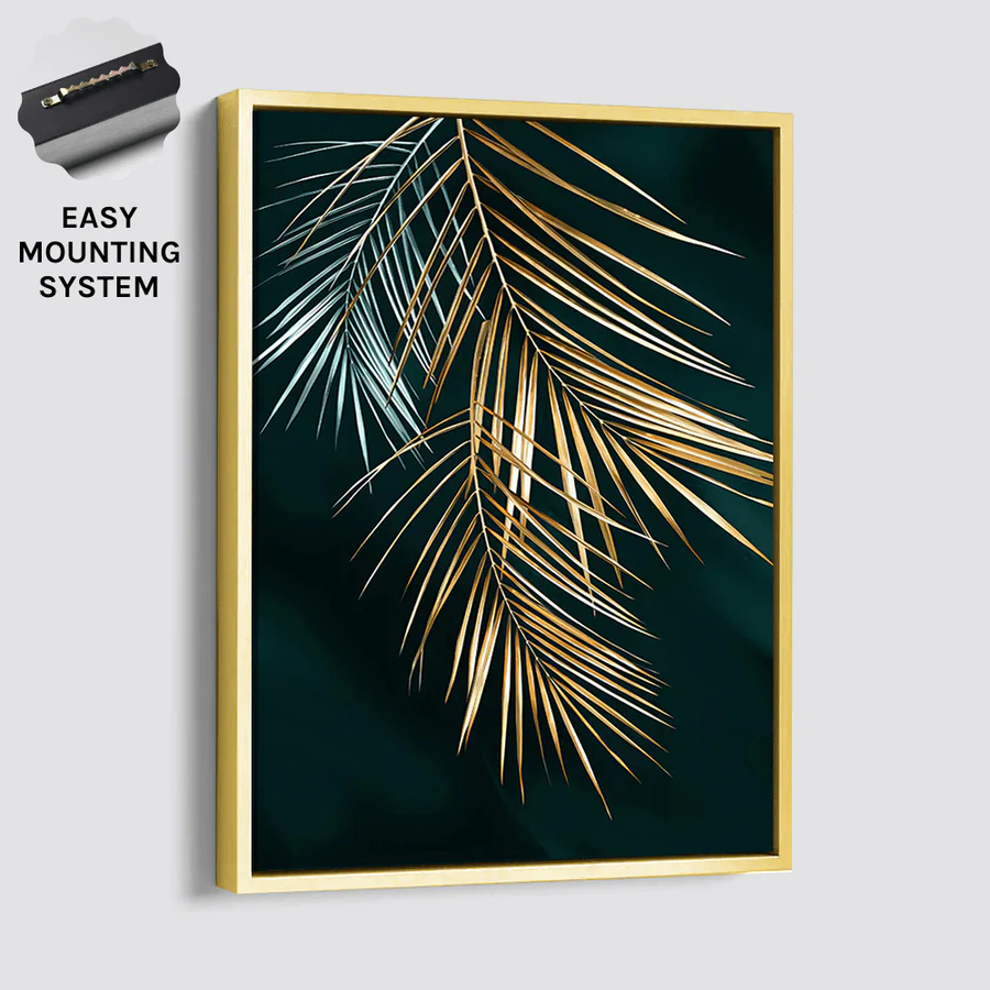 GOLD LEAVES Gold Frame (Variant B)