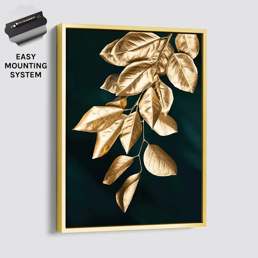 GOLD LEAVES Golden Frame (Variant C)