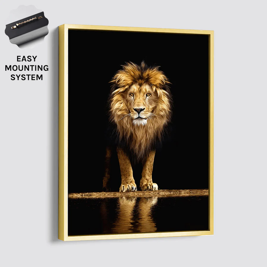 GOLDEN LION Gold Frame