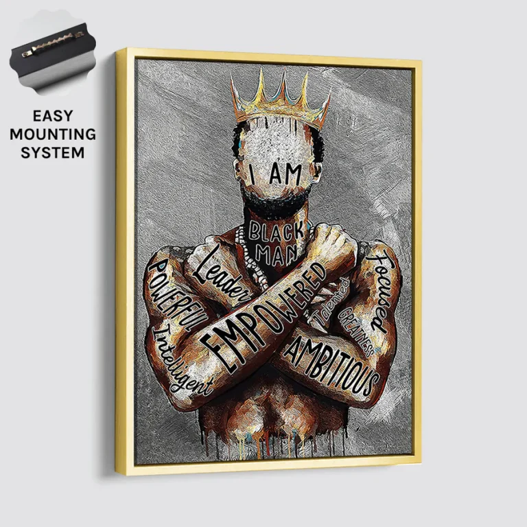 KING MINDSET Gold Frame