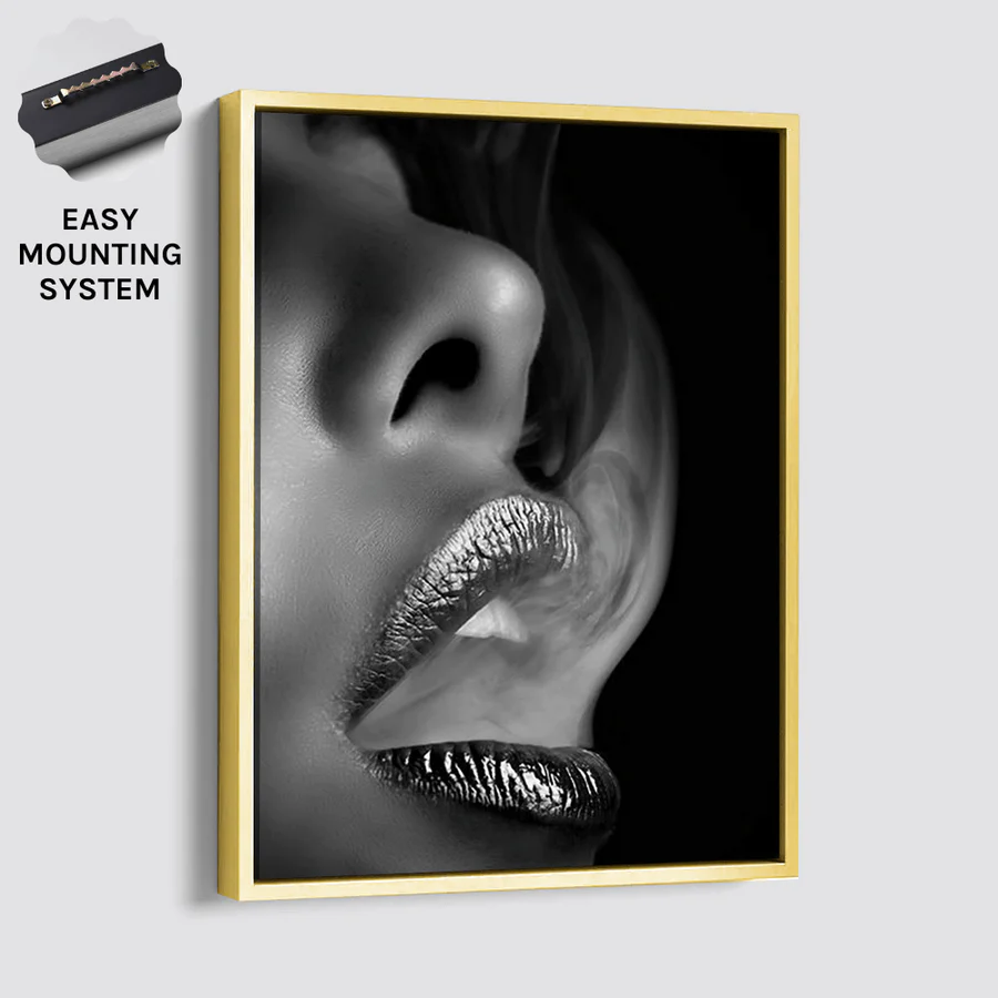 LIP SMOKE Gold Frame