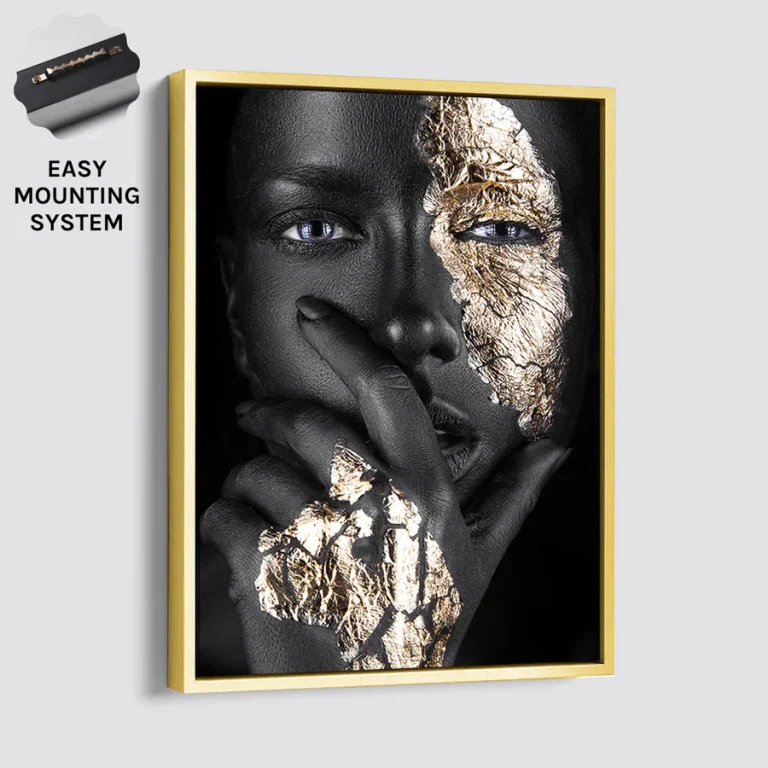 NOIR GOLD WOMAN Gold Frame