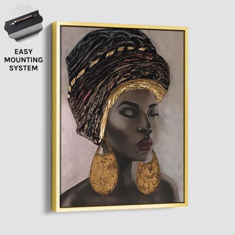 THE BEAUTY FROM ACCRA Gold Frame