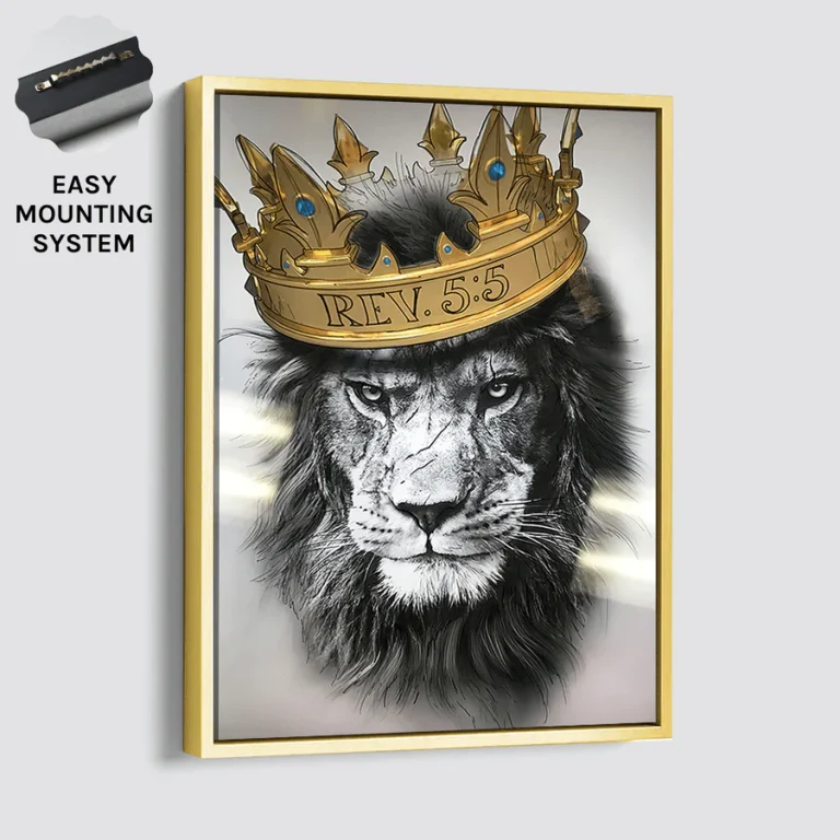 THE KING Gold Frame