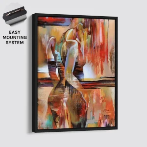 WOMAN OF PERU Black Frame