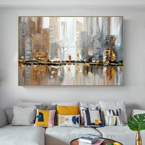 abstract downtown
