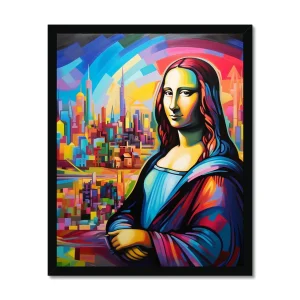 abstract mona lisa