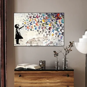 banksy flying butterfly