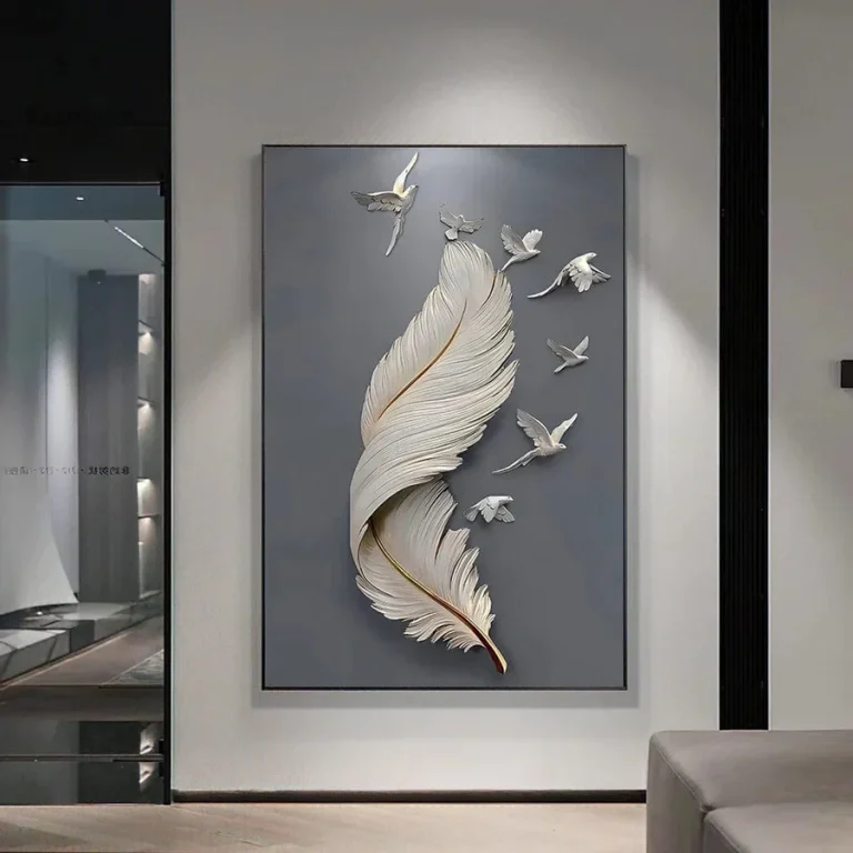 WHITE DOVE FEATHER