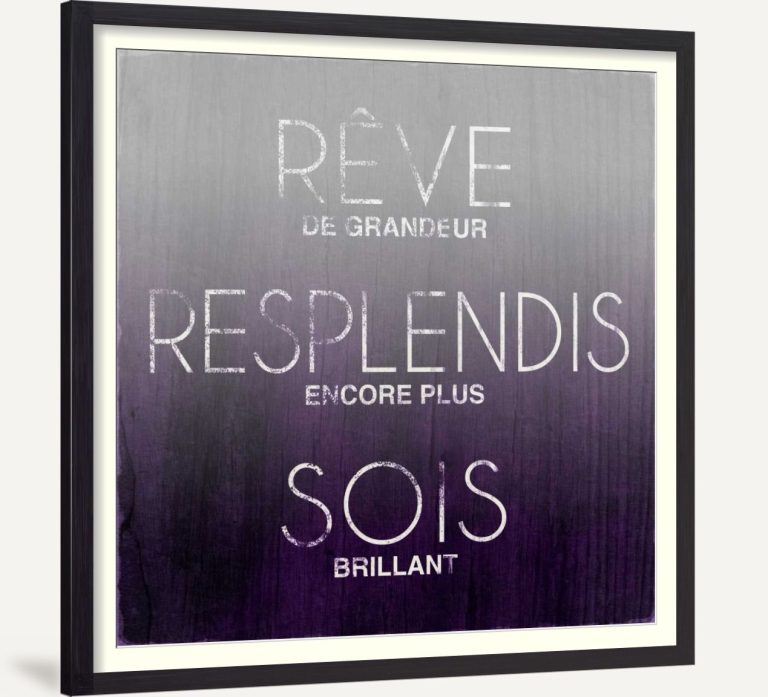 Dream, Sparkle, Shine (French)