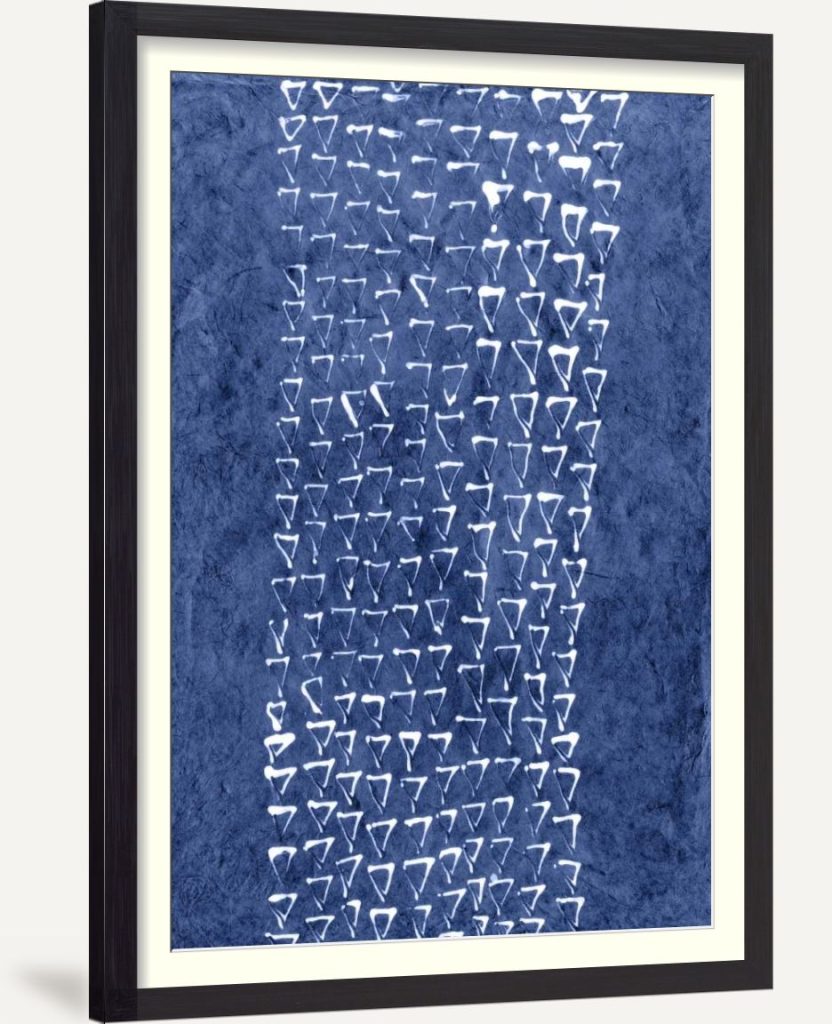 Indigo Primitive Patterns IX