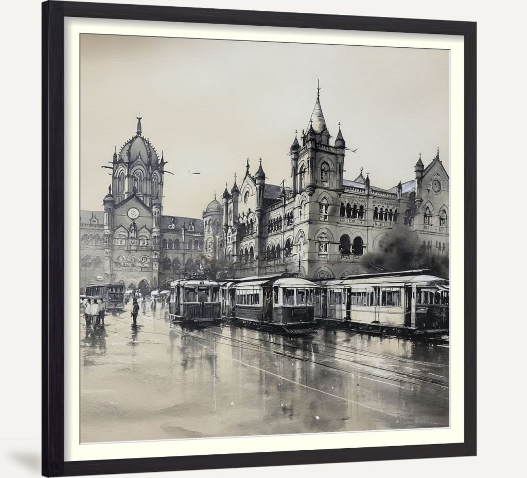 Victoria terminus vintage Bombay POD1671