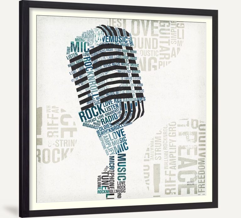 Type Mic Colorful Square