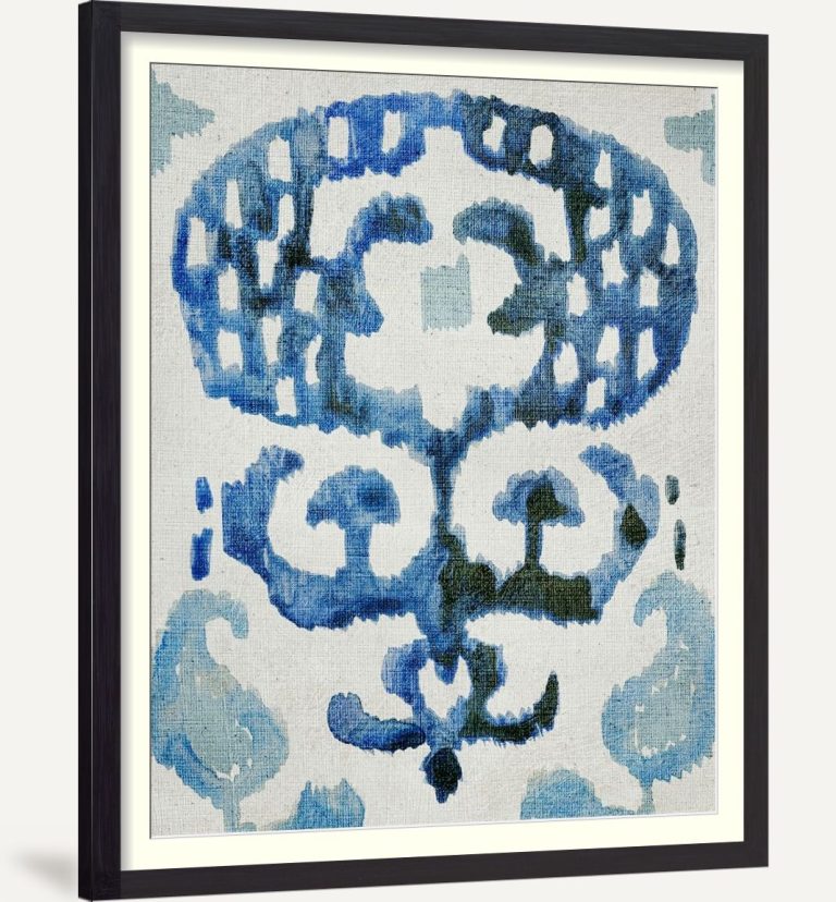 Sapphire Ikat I
