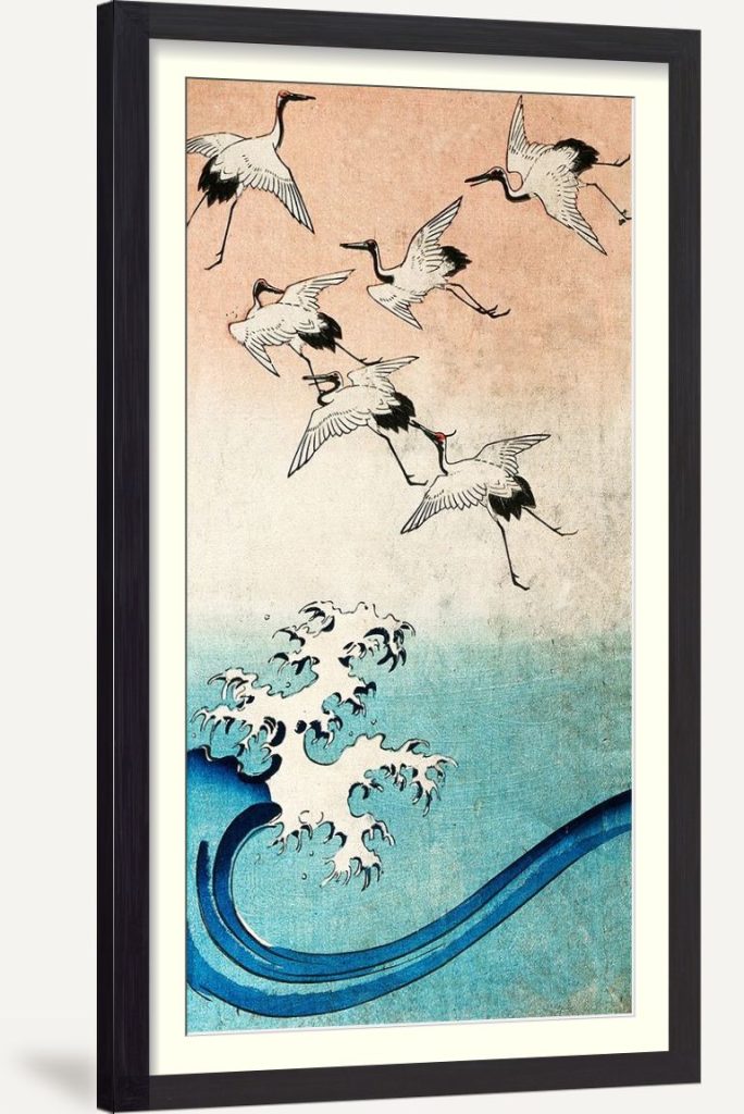 Cranes Flying (detail)