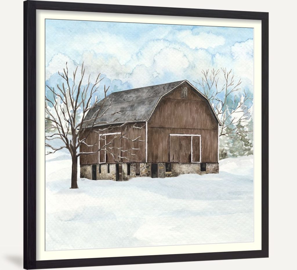 Winter Barn Quilt I