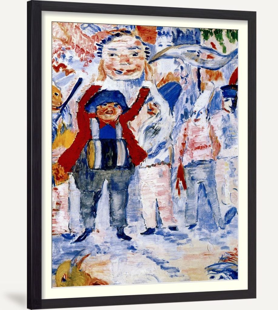 Carnival in Flanders detail ca 1920