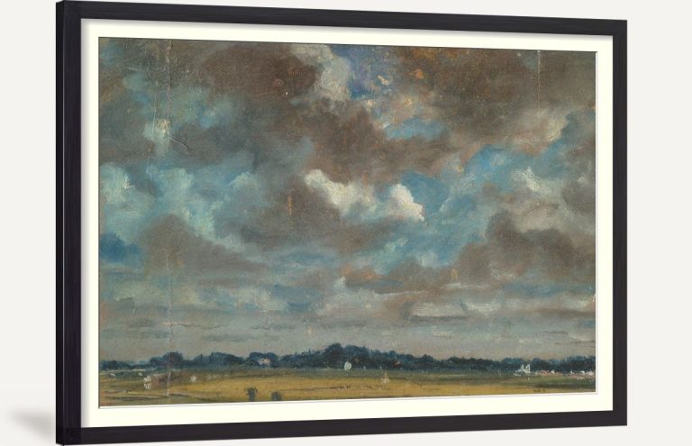 Extensive Landscape with Grey Clouds ca 1821