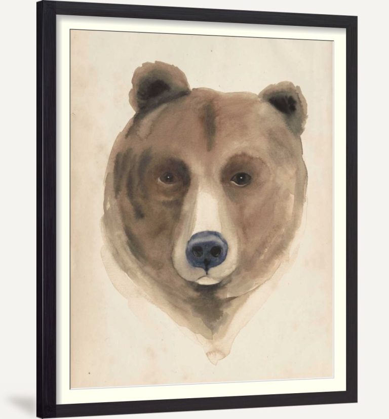 Watercolor Animal Study VI