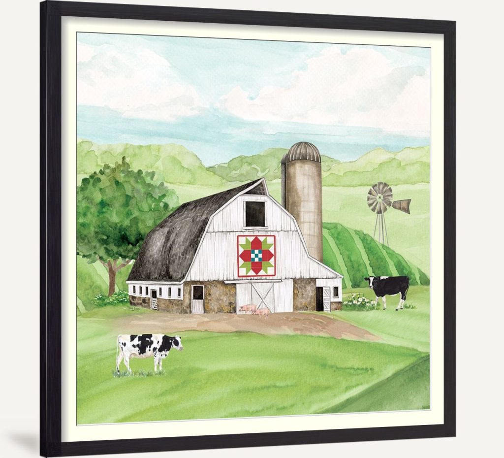 Spring on the Farm barn I