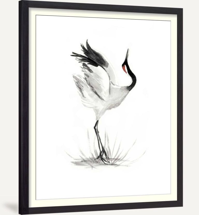 Japanese Cranes I