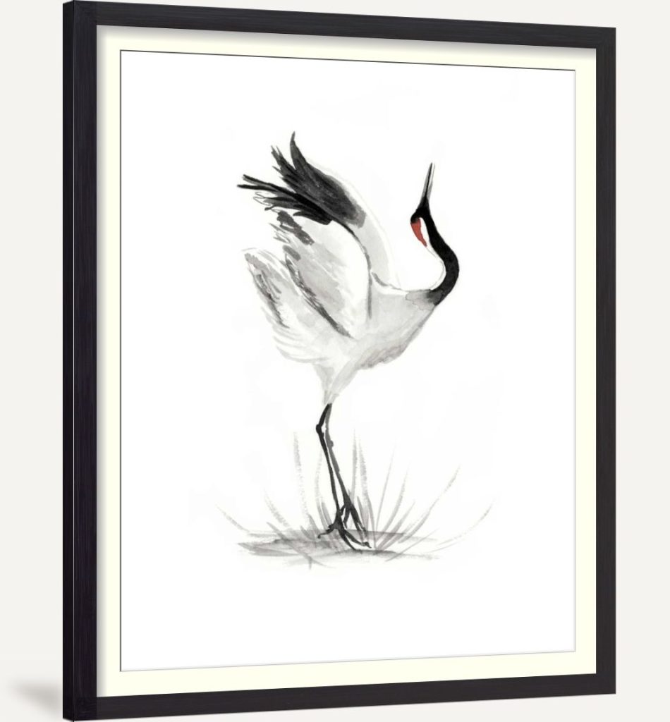 Japanese Cranes I