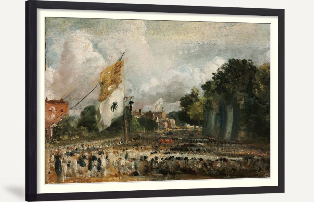 The Celebration-East Bergholt-Peace of 1814 Concluded in Paris between France and the Allied Powers
