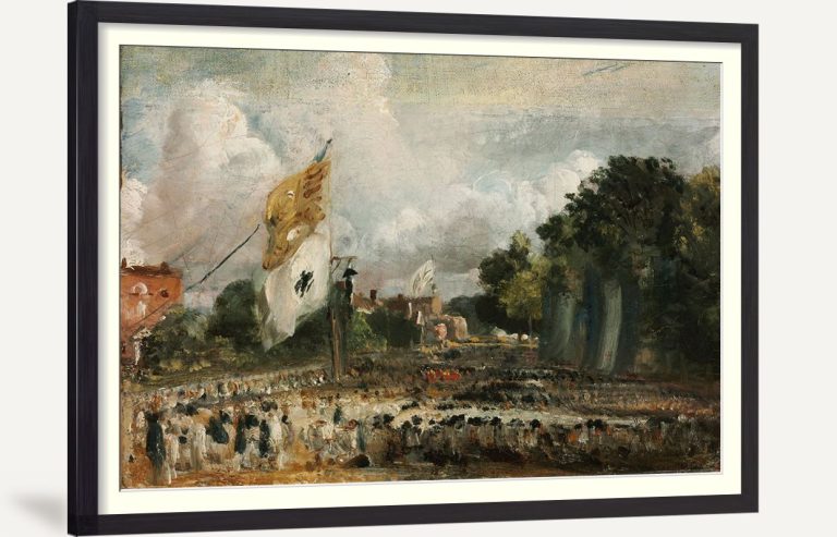 The Celebration-East Bergholt-Peace of 1814 Concluded in Paris between France and the Allied Powers