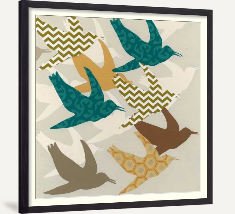 Patterned Flock I