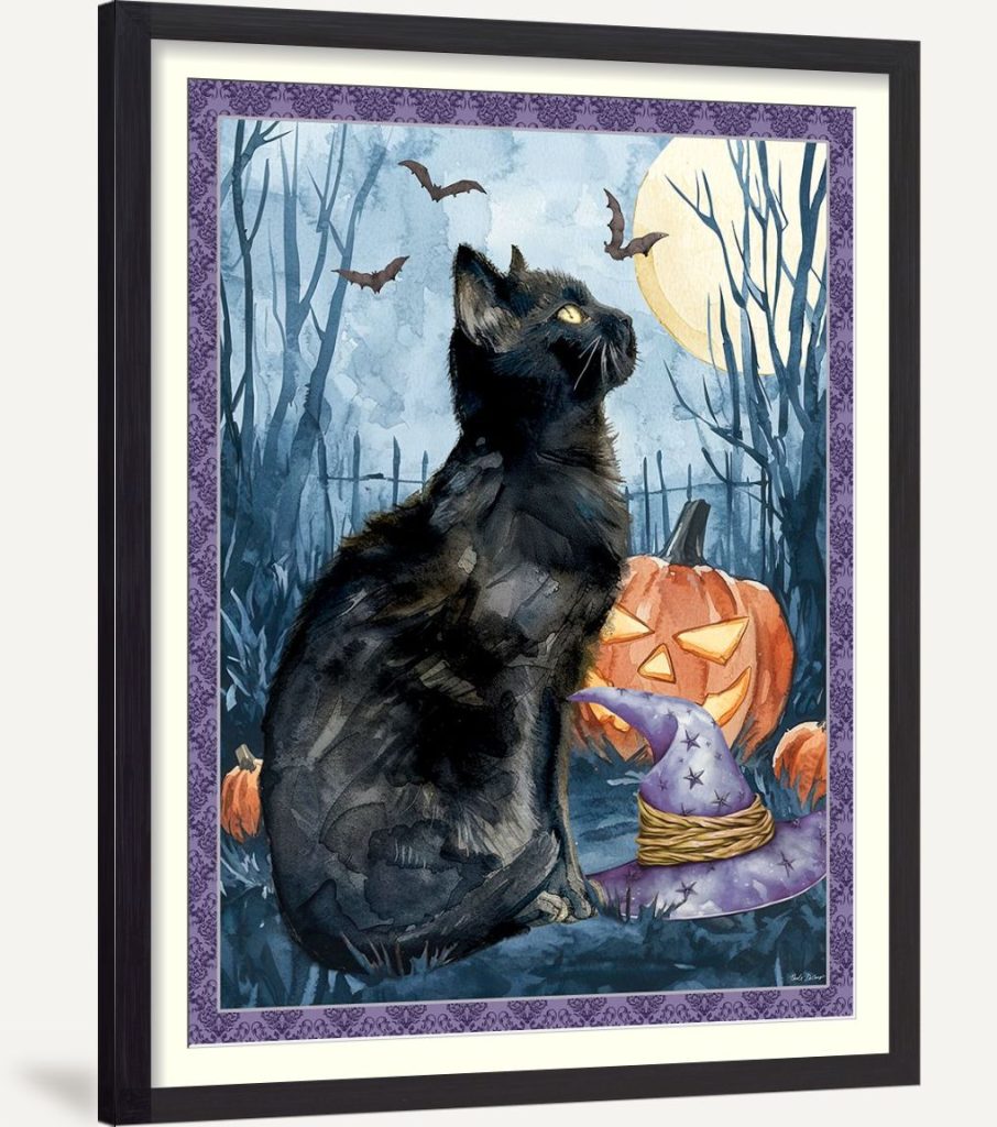 Black Halloween Cat