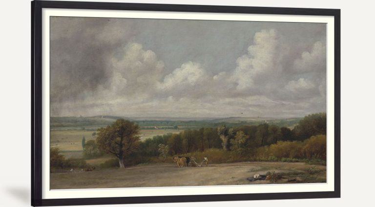 Ploughing Scene in Suffolk 1824