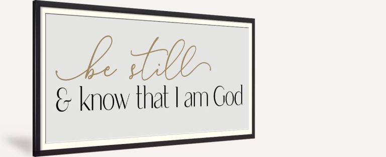 Be Still