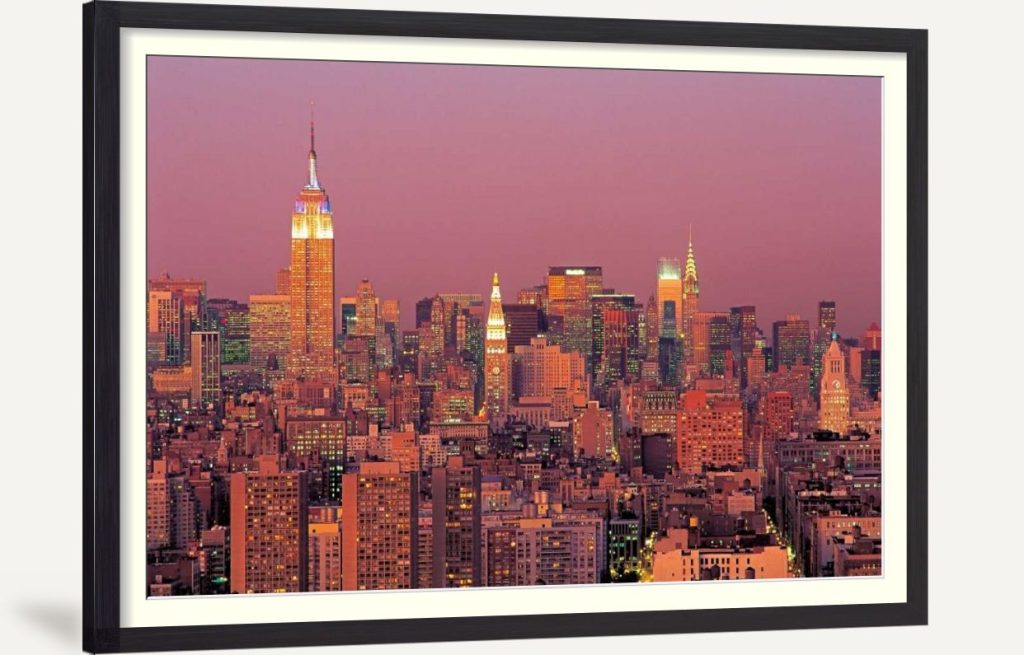 Sunset over Manhattan
