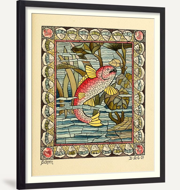 Belcher Mosaic Glass 1886 - 17 design by BMG Co