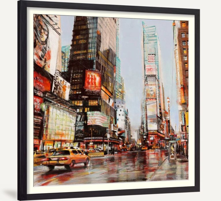 Taxi in Times Square