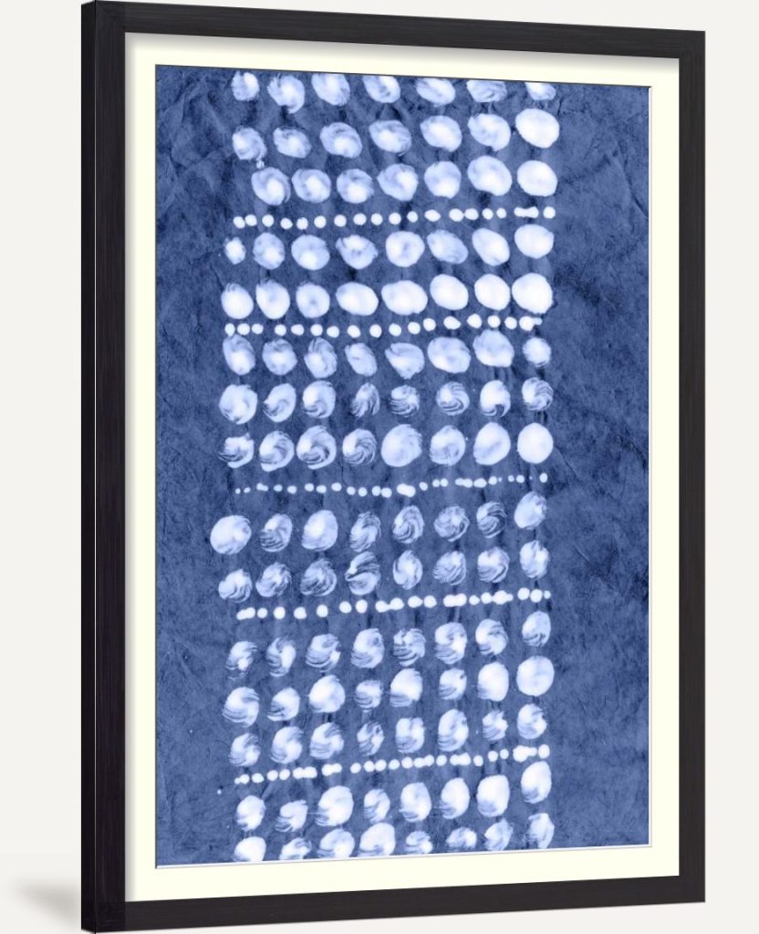 Indigo Primitive Patterns VIII