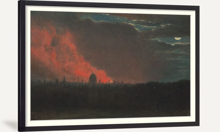Fire in London, Seen from Hampstead