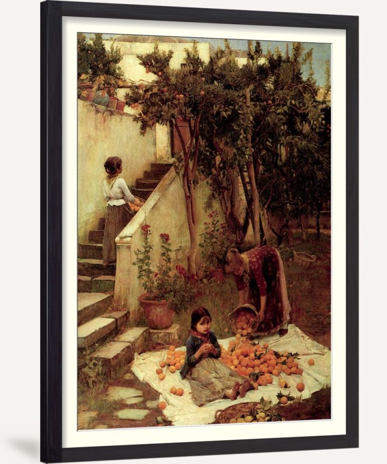The Orange Gatherers ca 1890