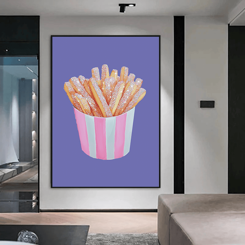Glittery Pink Fries