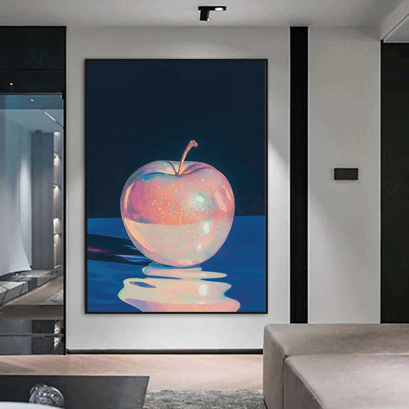 Iridescent Apple Reflection