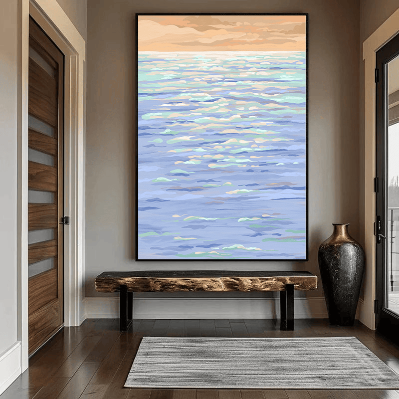 Sunlight On Calm Water